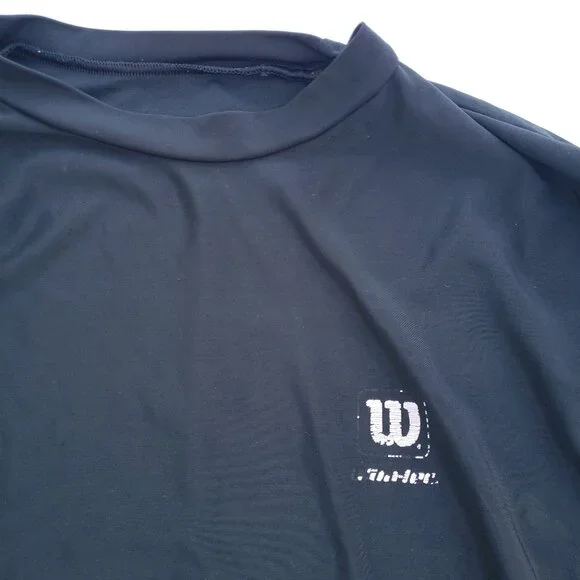 Wilson Men's Athletic Shirt - Black - Size Small